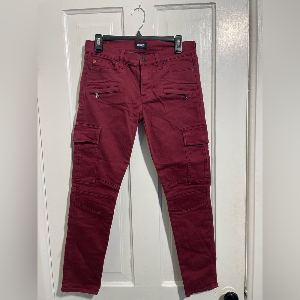 Hudson Cargo Skinny Jean Mid Rise​